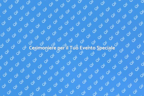 Cerimoniere: il Segreto per Eventi Perfetti