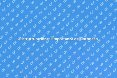 Intonaco pareti: segreto per la casa