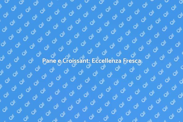 Delizie da Forno: Prodotti Freschi da Provare