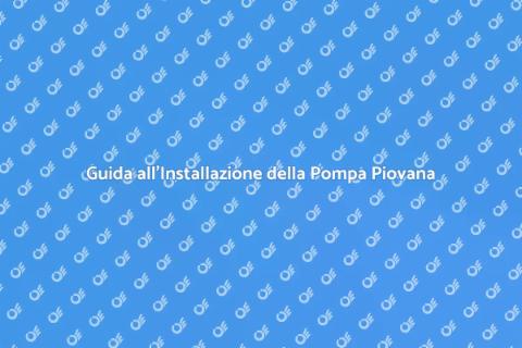 Installazione Pompa Acqua Piovana