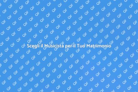 Musicista per Cena Nuziale Indimenticabile