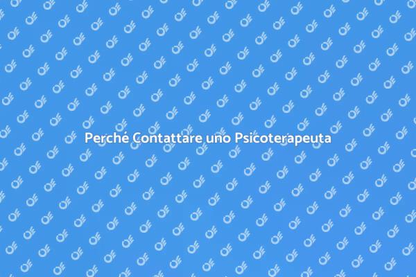Psicoterapeuta: Un Aiuto Necessario