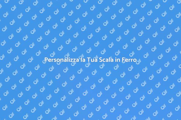 Trasforma la Tua Casa con Scale in Ferro