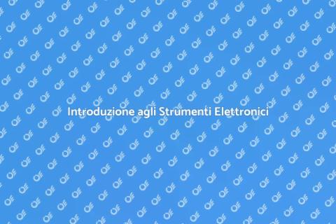 Corso di Strumenti Elettronici per Pr