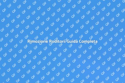 Controllo e Rimozione Roditori Efficace