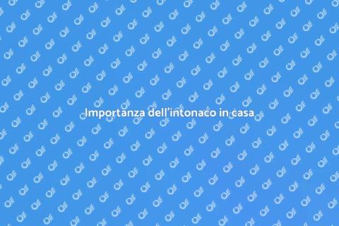 L'intonaco di una parete
