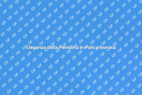 Pensilina in Policarbonato Trasparente