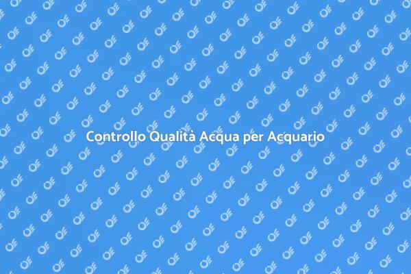 Verifica la Qualità dell'Acqua Facile