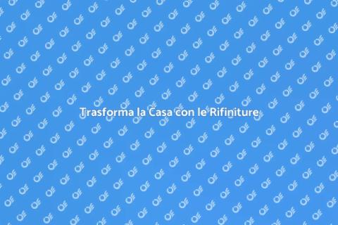 Verniciare le Rifiniture per Rinnovare