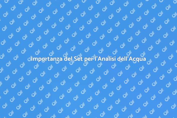 Set Completo per L'Analisi dell'Acqua