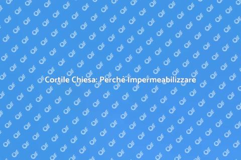 Impermeabilizzazione Cortile Chiesa