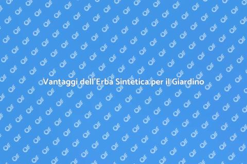 Erba Sintetica: Stile e Comodità Verde