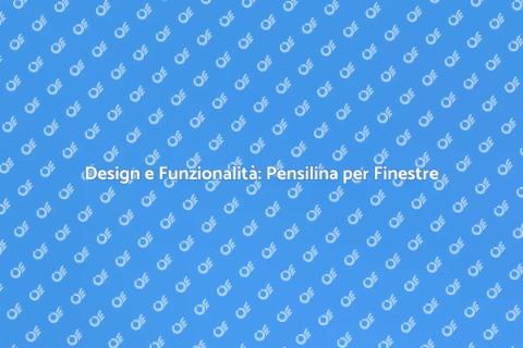 Pensilina Elegante per Finestre