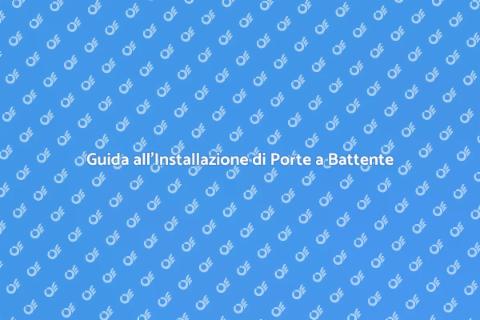 Installare una Porta a Battente