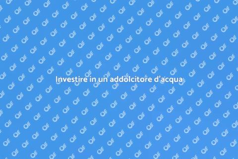 Addolcitore acqua per l'appartamento