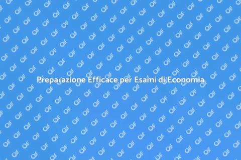 Programma Completo per Esami Economia