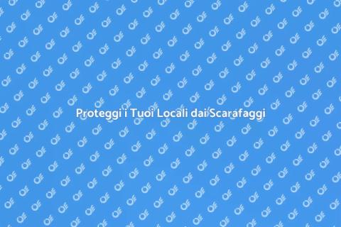 Prevenzione Scarafaggi nei Locali