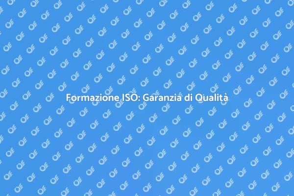 Elevati Standard con la Formazione ISO