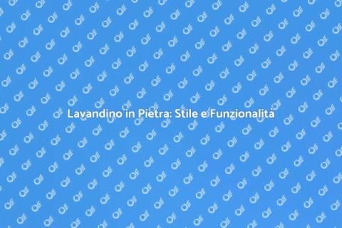 Arredare Lavandino in Pietra Elegante
