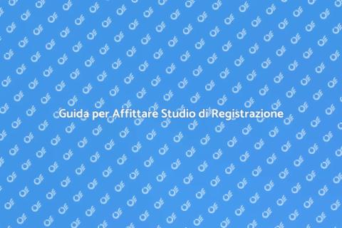 Affittare Studio Registrazione Band