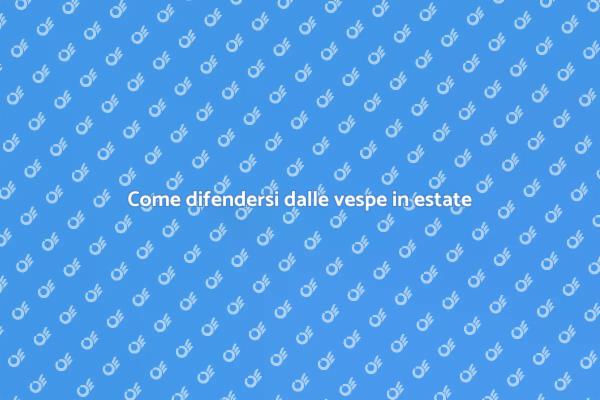 Difesa efficace contro le vespe