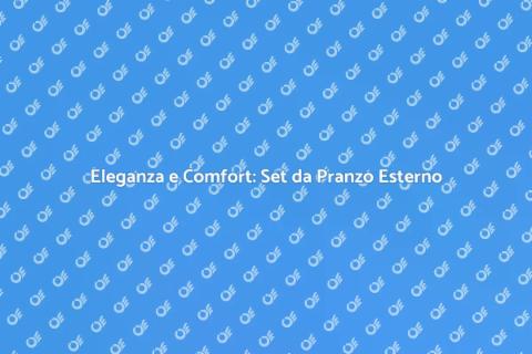 Set da Pranzo in Legno Massello