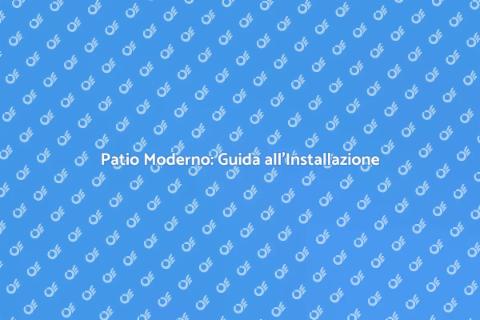 Installazione Patio Stile Moderno