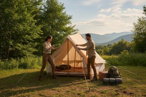 montare una tenda