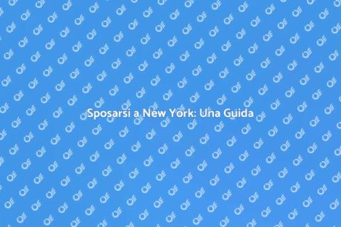 Matrimonio da Sogno a New York
