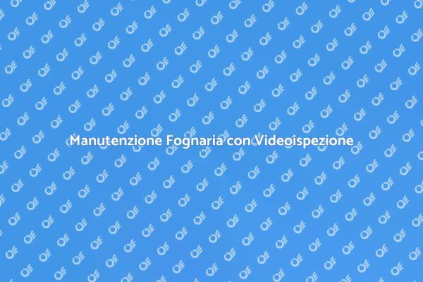 Videoispezione: Soluzione per Fognature
