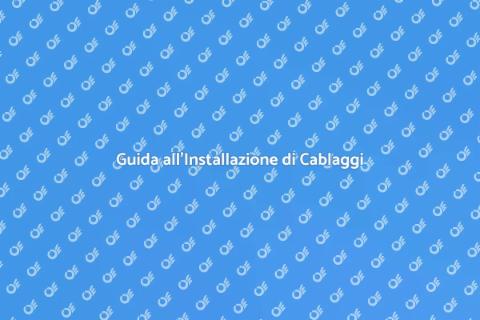 Cablaggio per Apparecchiature Industriali