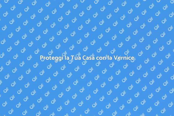 Vernice di Qualità per Pareti Esterne