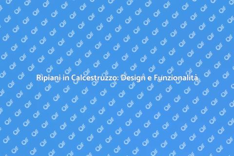 Ripiano in Calcestruzzo: Stile e Robustezza