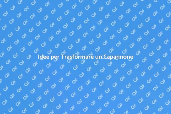 Ristrutturazione di Capannoni: Ecco Come