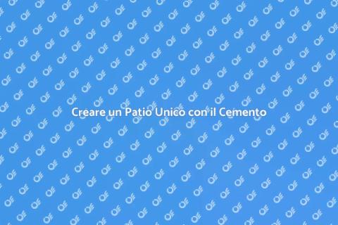 Timbrare un Patio in Cemento