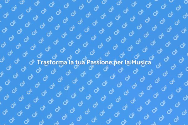 Il Tuo Futuro nella Musica Inizia Qui