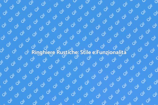 Design Unico con Ringhiere Rustiche