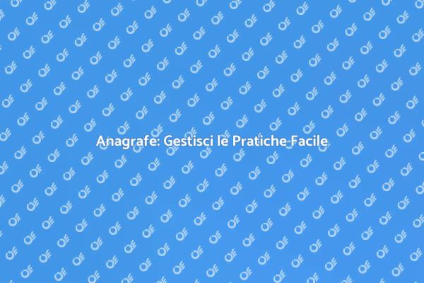 Anagrafe: Un Ponte Verso i Professionisti