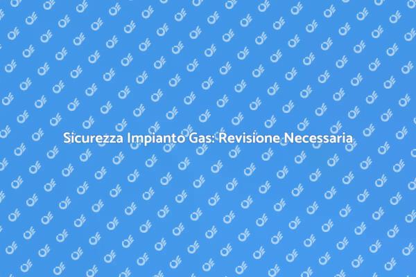 Sicurezza e Efficienza: Revisione Gas