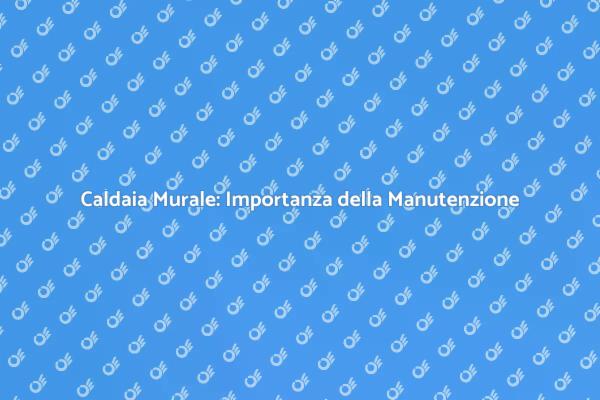 Caldaia: Mantienila Sempre in Forma!