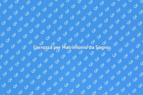 Noleggio Carrozza Matrimonio Incantevole