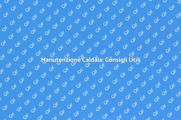 Caldaie: Manutenzione e Riparazione