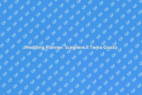 Consulenza Wedding Planner per Matrimonio