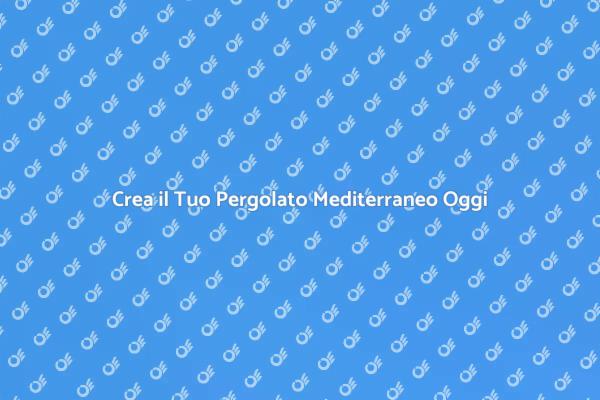 Costruisci il Tuo Pergolato da Sogno