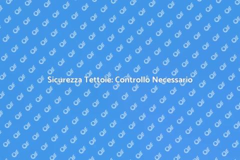 Controllo Barriere Tettoie: Importanza