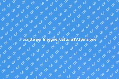 Installare Scritte per Insegne Efficaci