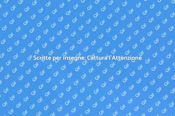 Crea Insegne che Parlano di Te