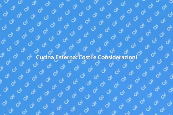 Cucina Esterna: Realizza il Tuo Sogno
