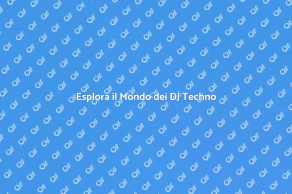 DJ Techno: Magia Musicale Unica