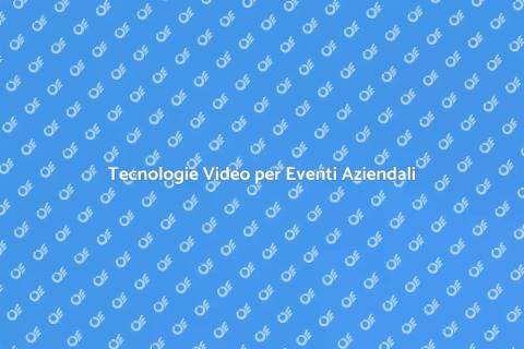 Affittare Apparecchiature Video Eventi